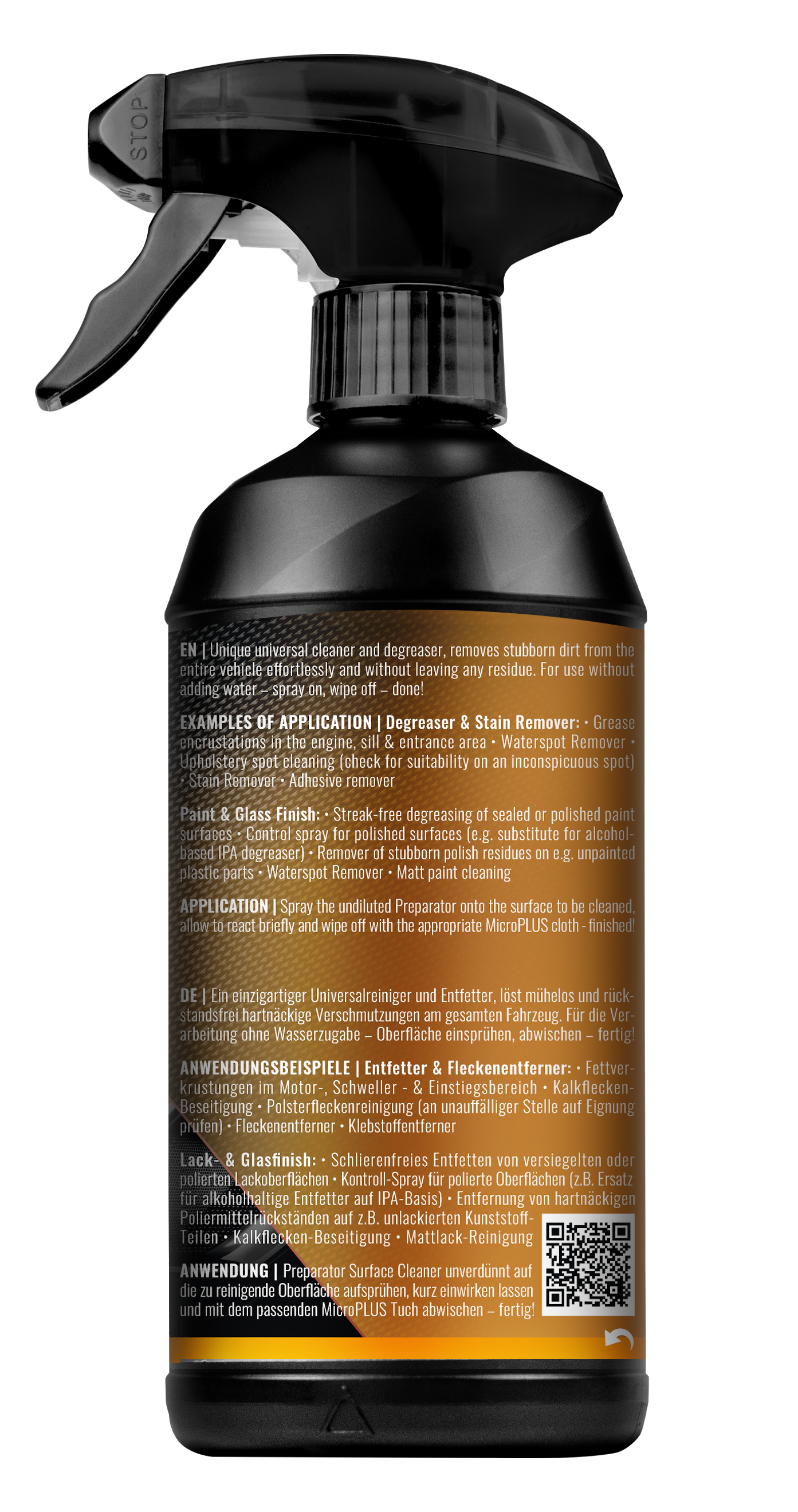 PREPARATOR - Nettoyant de surface 