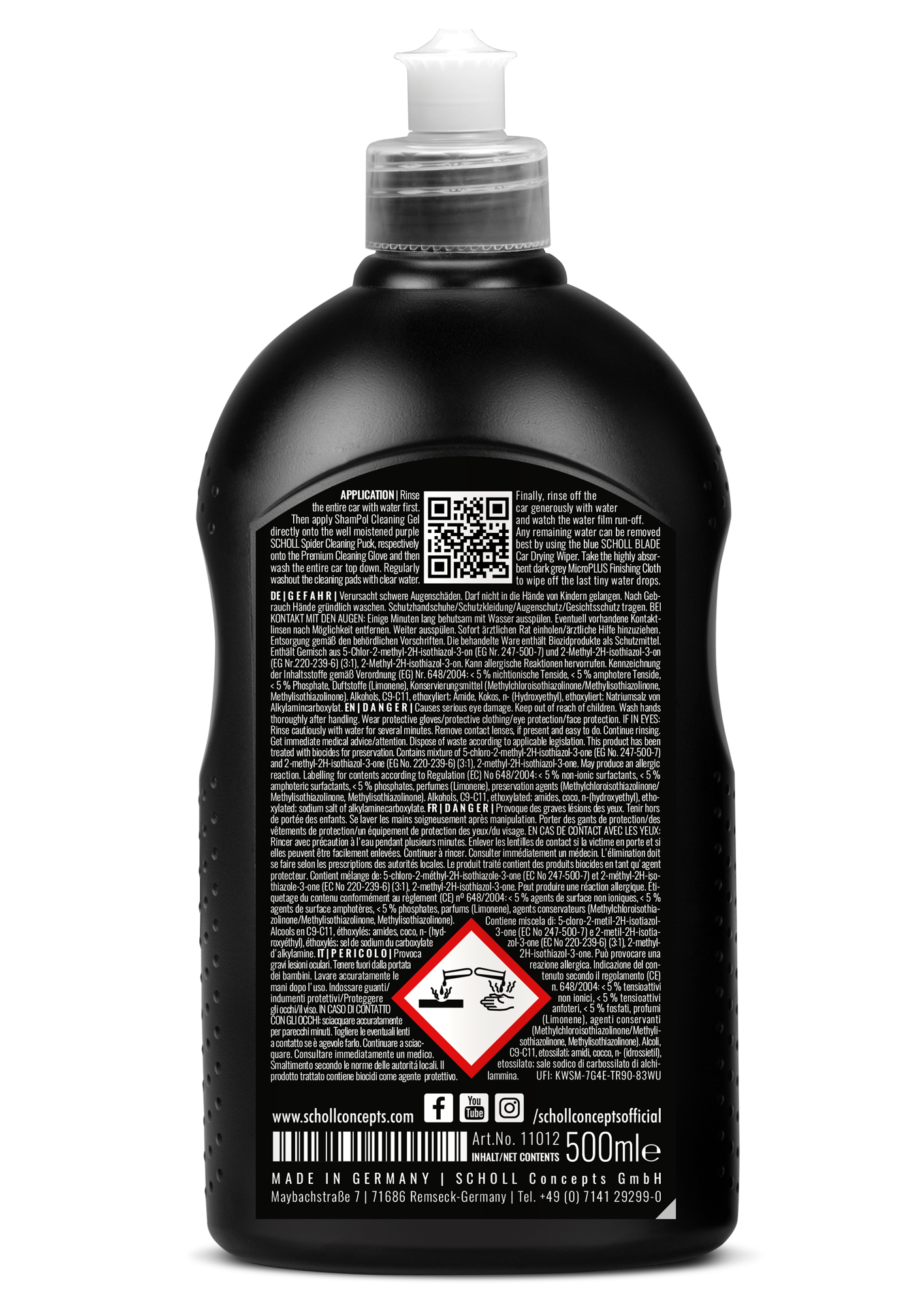 ShamPol Shampoing Auto Premium 500 ml ShamPol Shampoing Auto Premium 500 ml