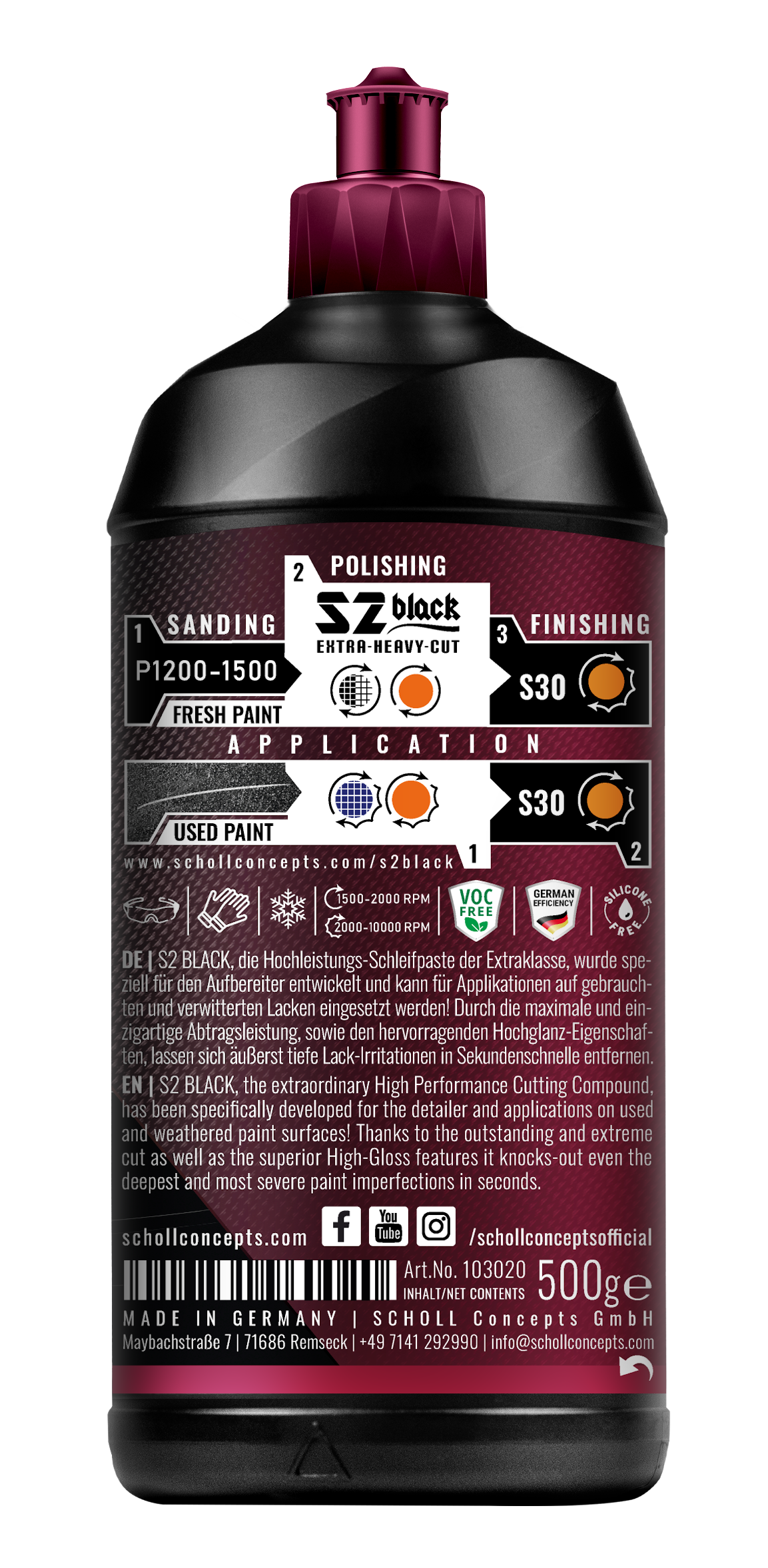 S2 BLACK Coupe extra-lourde S2 BLACK Coupe extra-lourde