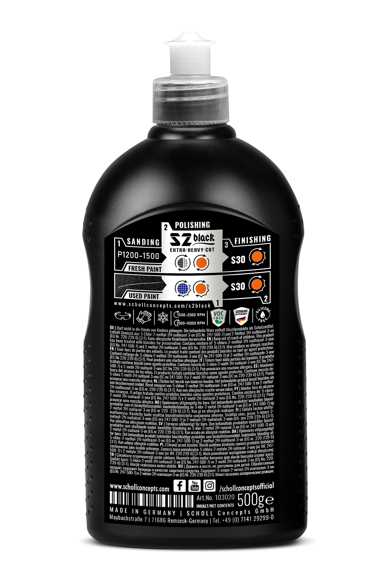 S2 BLACK POLISH HAUTE PERFORMANCE 500 g