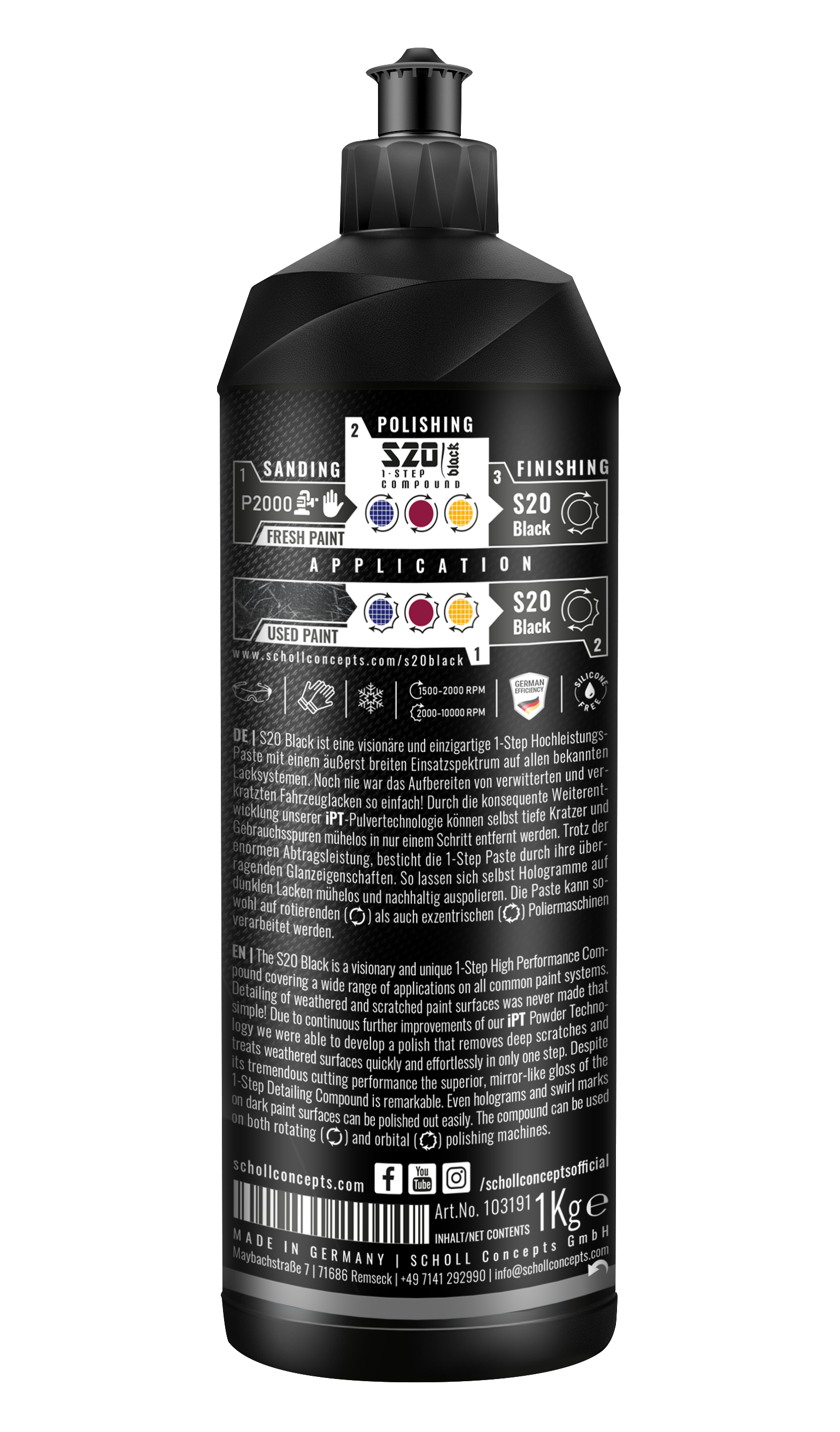 S20 BLACK 1-Step Compound