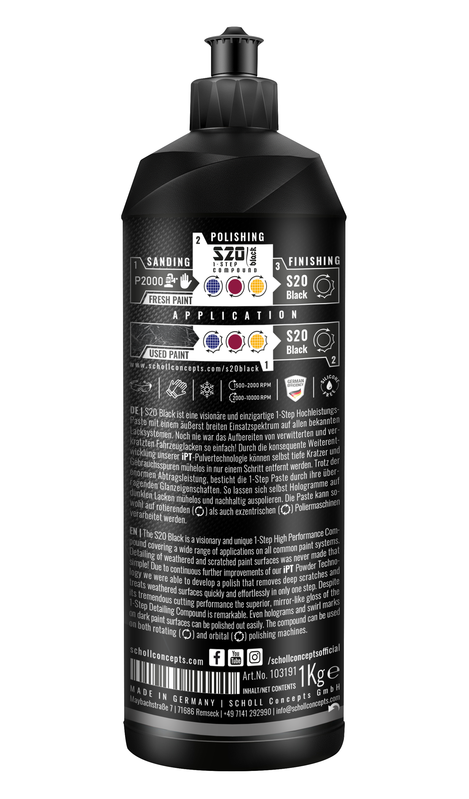 S20 BLACK 1-Step Compound