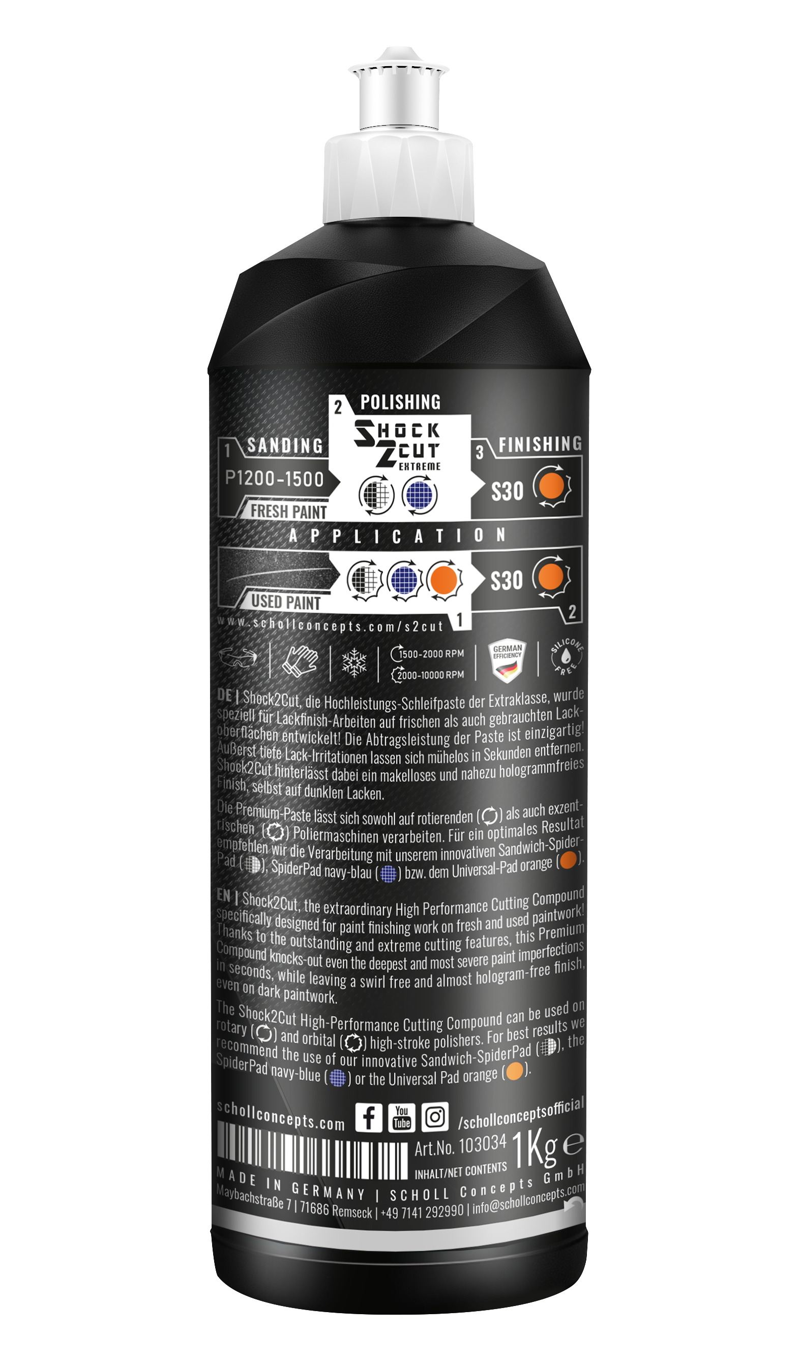 Shock 2 Cut POLISH COUPANT RAPIDE PREMIUM
