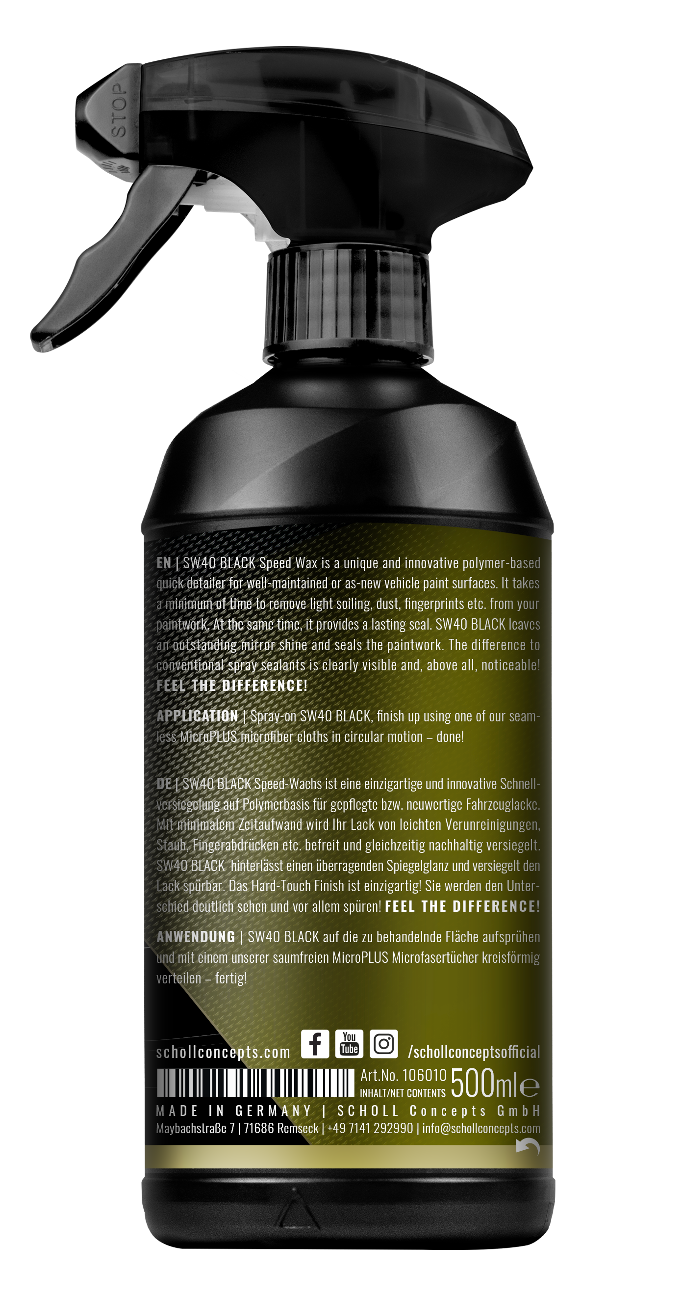 SW40 BLACK Cire Rapide SW40 BLACK Cire Rapide