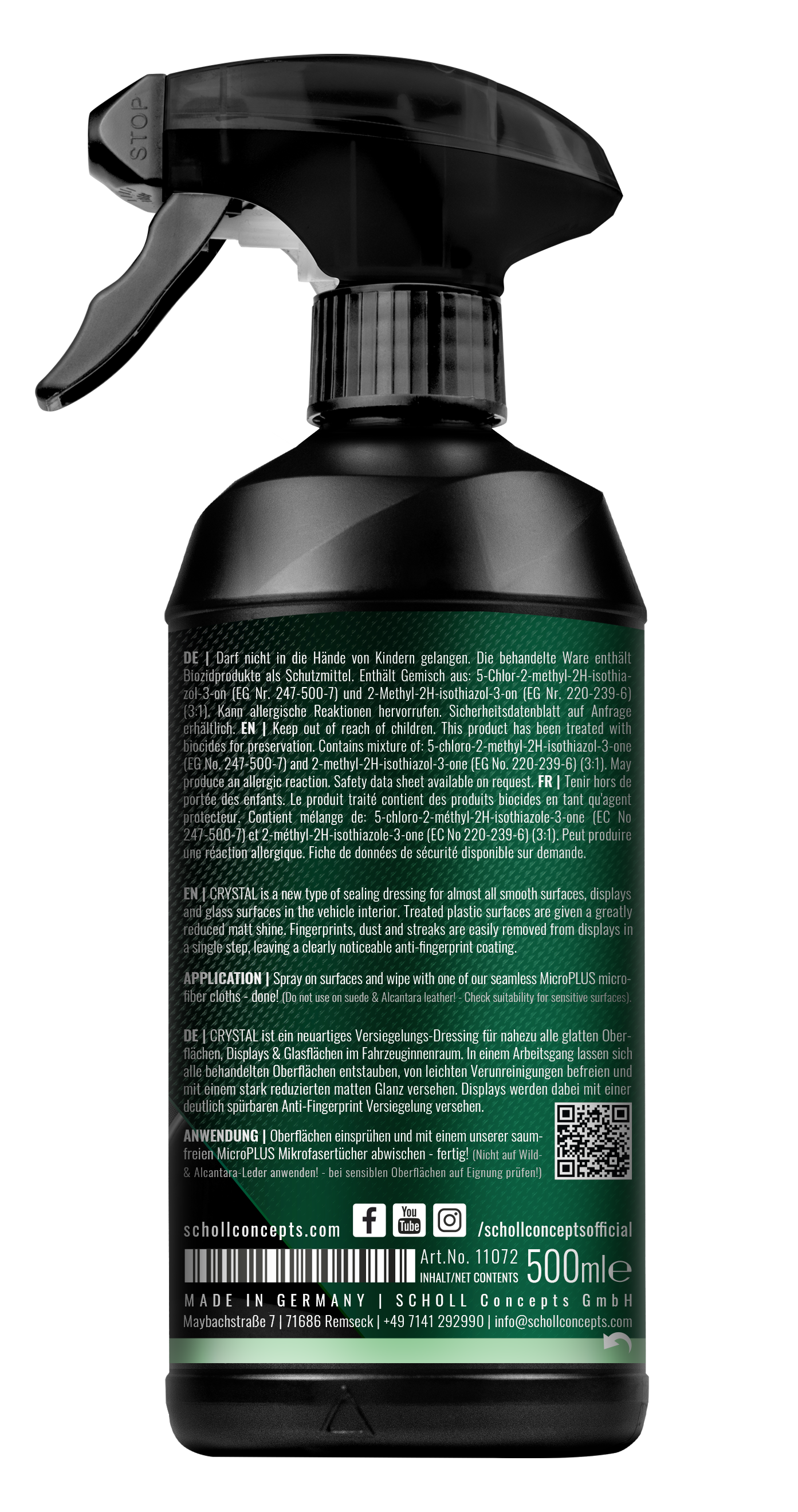 CRYSTAL Dressage intérieur et d'étalage 500 ml