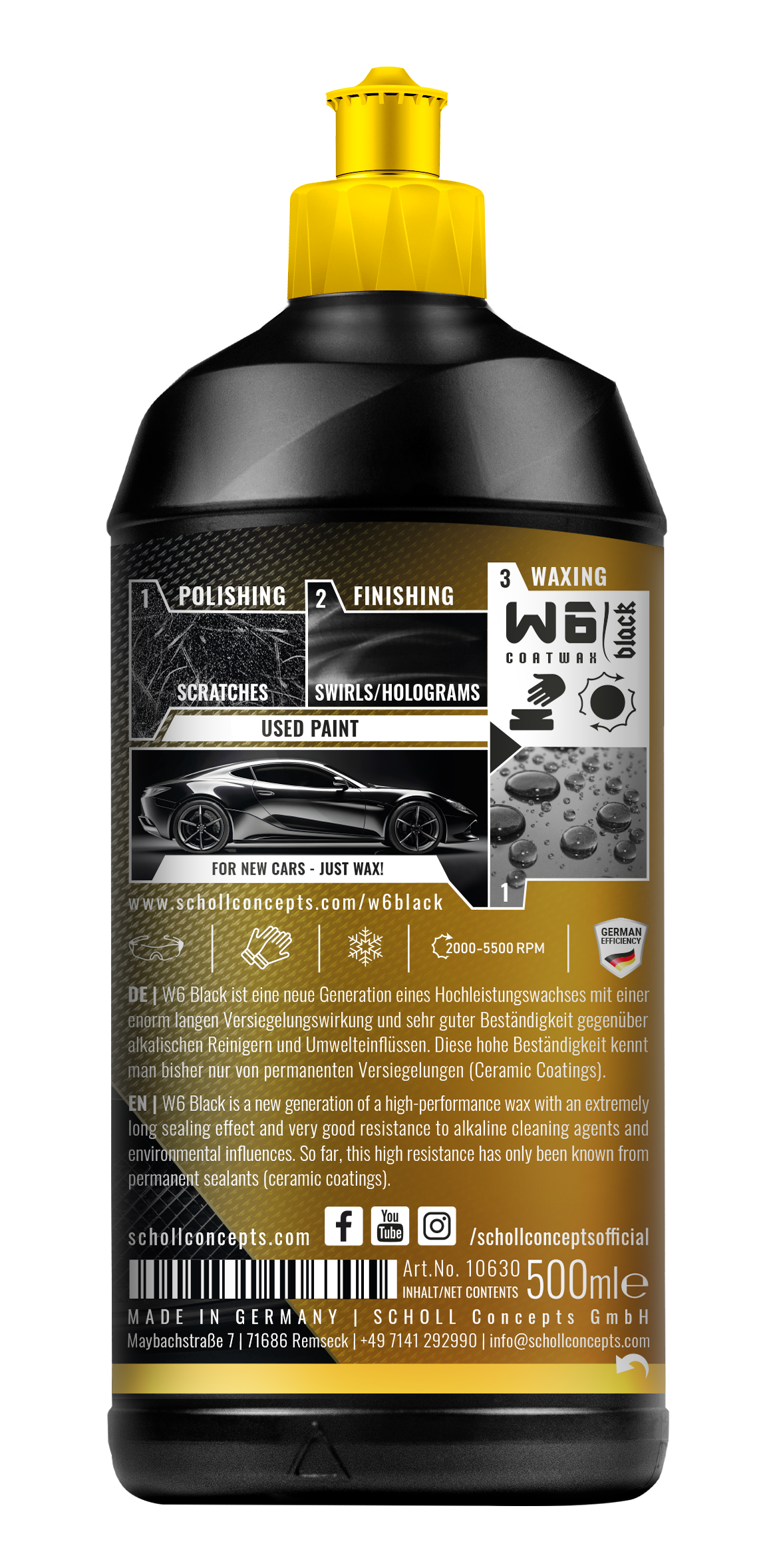 W6 BLACK Coatwax W6 BLACK Coatwax