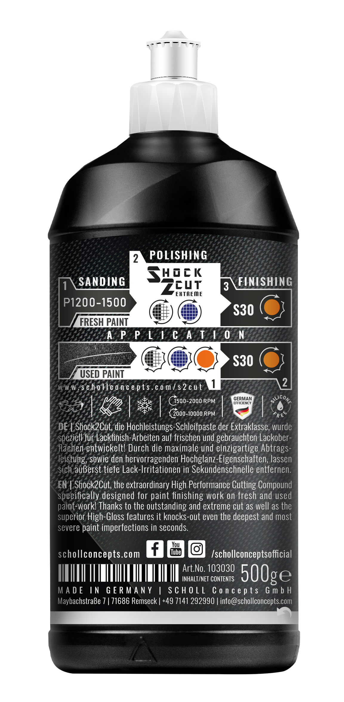 Shock 2 Cut POLISH COUPANT RAPIDE PREMIUM