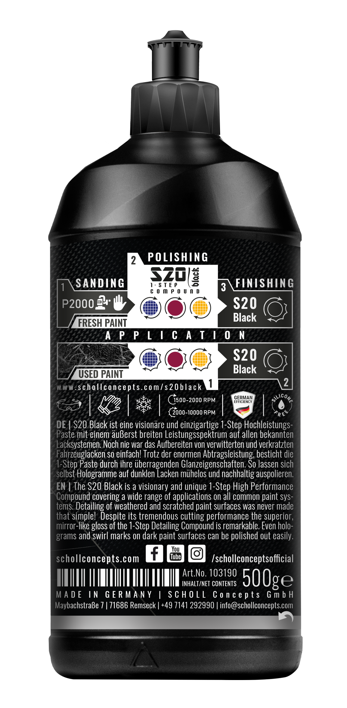 S20 BLACK 1-Step Compound S20 BLACK 1-Step Compound